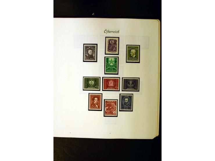 1850/1949, postfrische, ungebrauchte und gestempelte Sammlung mit u.a. Mi.-Nr. 161-77, 555-56, 588, Bl.1 (fleckig), 772-75B K
