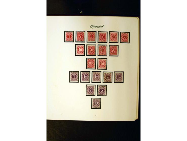 1850/1949, postfrische, ungebrauchte und gestempelte Sammlung mit u.a. Mi.-Nr. 161-77, 555-56, 588, Bl.1 (fleckig), 772-75B K