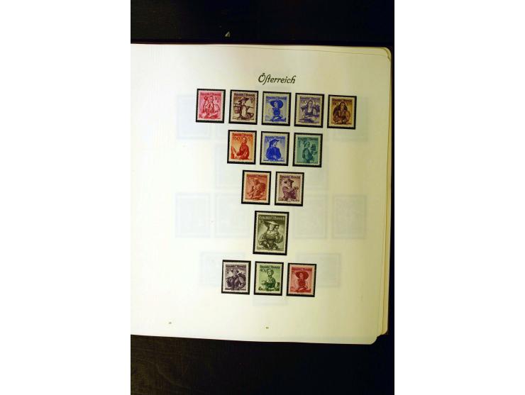1850/1949, postfrische, ungebrauchte und gestempelte Sammlung mit u.a. Mi.-Nr. 161-77, 555-56, 588, Bl.1 (fleckig), 772-75B K