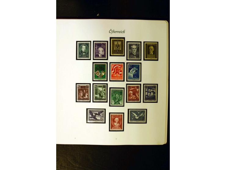 1850/1949, postfrische, ungebrauchte und gestempelte Sammlung mit u.a. Mi.-Nr. 161-77, 555-56, 588, Bl.1 (fleckig), 772-75B K