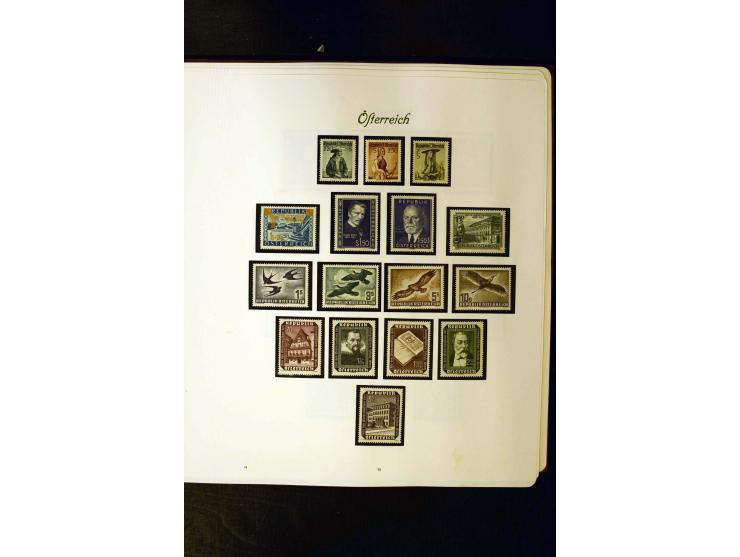 1850/1949, postfrische, ungebrauchte und gestempelte Sammlung mit u.a. Mi.-Nr. 161-77, 555-56, 588, Bl.1 (fleckig), 772-75B K