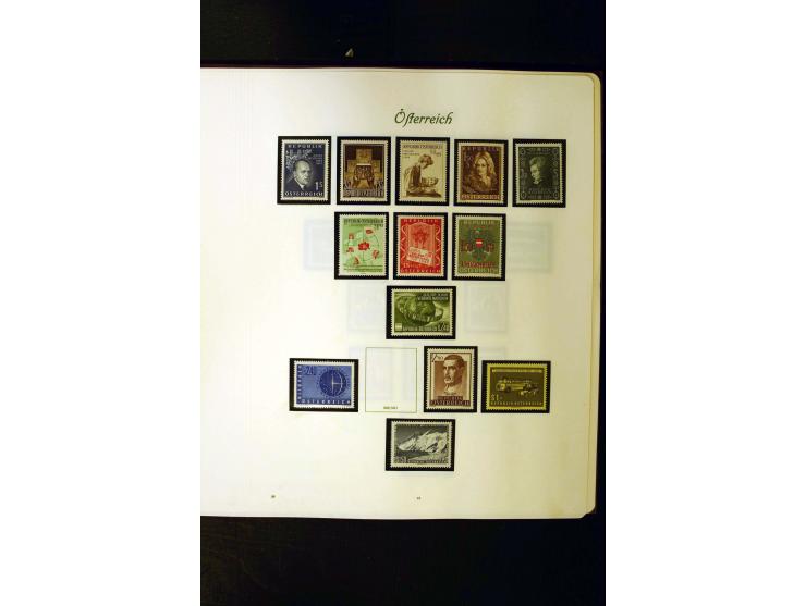 1850/1949, postfrische, ungebrauchte und gestempelte Sammlung mit u.a. Mi.-Nr. 161-77, 555-56, 588, Bl.1 (fleckig), 772-75B K
