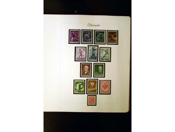 1850/1949, postfrische, ungebrauchte und gestempelte Sammlung mit u.a. Mi.-Nr. 161-77, 555-56, 588, Bl.1 (fleckig), 772-75B K
