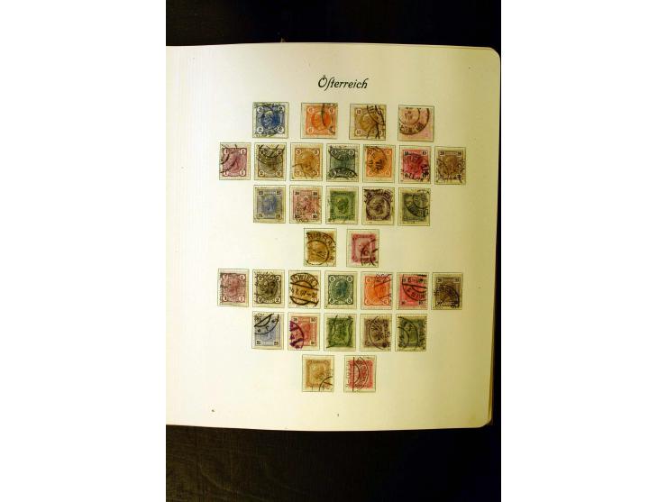 1850/1949, postfrische, ungebrauchte und gestempelte Sammlung mit u.a. Mi.-Nr. 161-77, 555-56, 588, Bl.1 (fleckig), 772-75B K