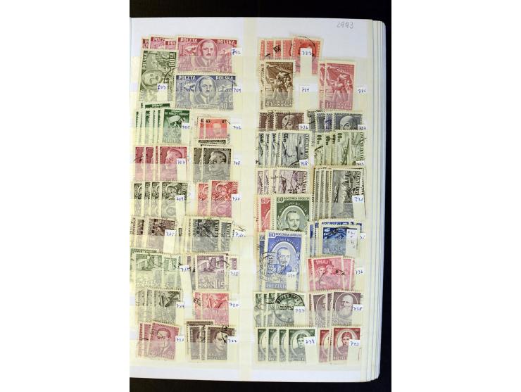 1918/96, postfrischer, ungebrauchter und gestempelter Bestand mit u.a. Mi.-Nr. 445-47 (9), 1151-55 KLB, Bl.1, 5A+B, 10 (13), 