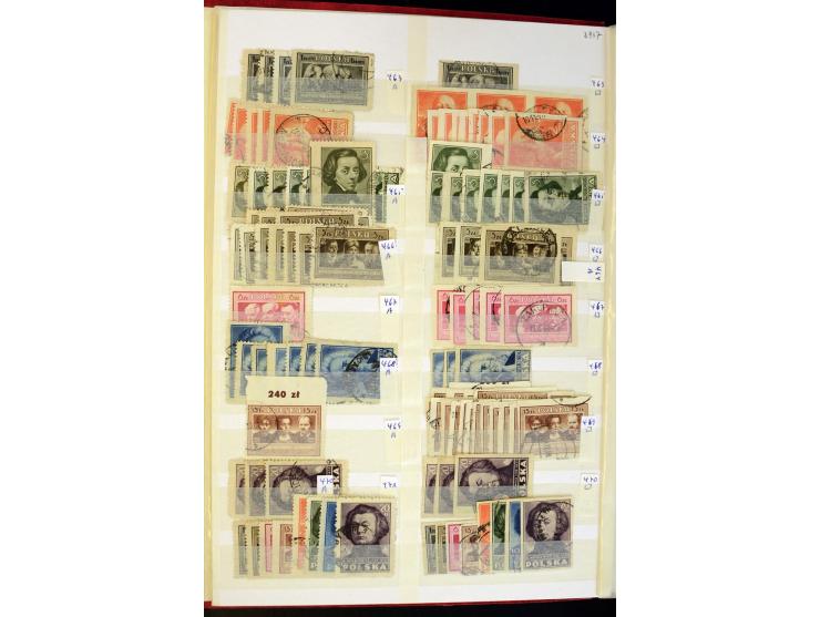 1918/96, postfrischer, ungebrauchter und gestempelter Bestand mit u.a. Mi.-Nr. 445-47 (9), 1151-55 KLB, Bl.1, 5A+B, 10 (13), 