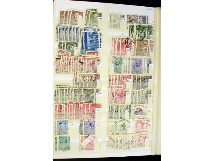 1918/96, postfrischer, ungebrauchter und gestempelter Bestand mit u.a. Mi.-Nr. 445-47 (9), 1151-55 KLB, Bl.1, 5A+B, 10 (13), 