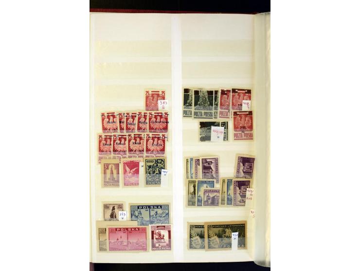 1918/96, postfrischer, ungebrauchter und gestempelter Bestand mit u.a. Mi.-Nr. 445-47 (9), 1151-55 KLB, Bl.1, 5A+B, 10 (13), 