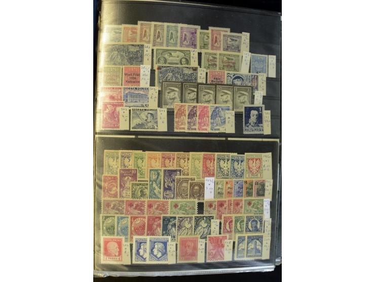 1918/96, postfrischer, ungebrauchter und gestempelter Bestand mit u.a. Mi.-Nr. 445-47 (9), 1151-55 KLB, Bl.1, 5A+B, 10 (13), 
