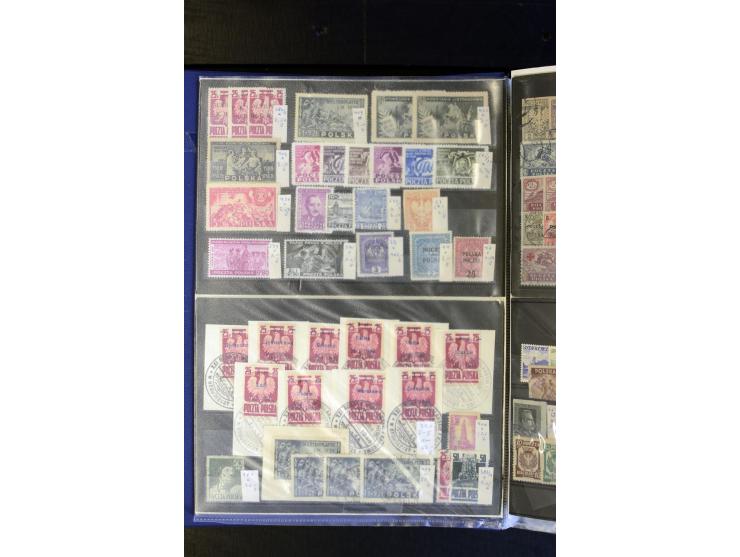 1918/96, postfrischer, ungebrauchter und gestempelter Bestand mit u.a. Mi.-Nr. 445-47 (9), 1151-55 KLB, Bl.1, 5A+B, 10 (13), 