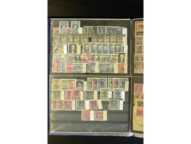 1918/96, postfrischer, ungebrauchter und gestempelter Bestand mit u.a. Mi.-Nr. 445-47 (9), 1151-55 KLB, Bl.1, 5A+B, 10 (13), 