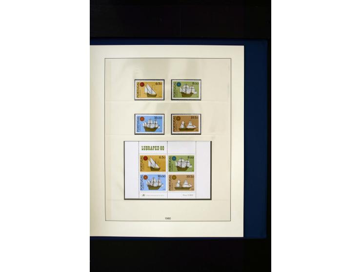 1934/88, postfrische Sammlung mit einigen wenigen ungebrauchten, in den Hauptnummern kpl., dazu Azoren, Madeira, Markenheftch