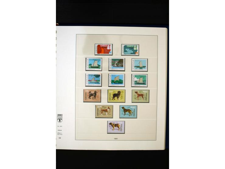 1934/88, postfrische Sammlung mit einigen wenigen ungebrauchten, in den Hauptnummern kpl., dazu Azoren, Madeira, Markenheftch