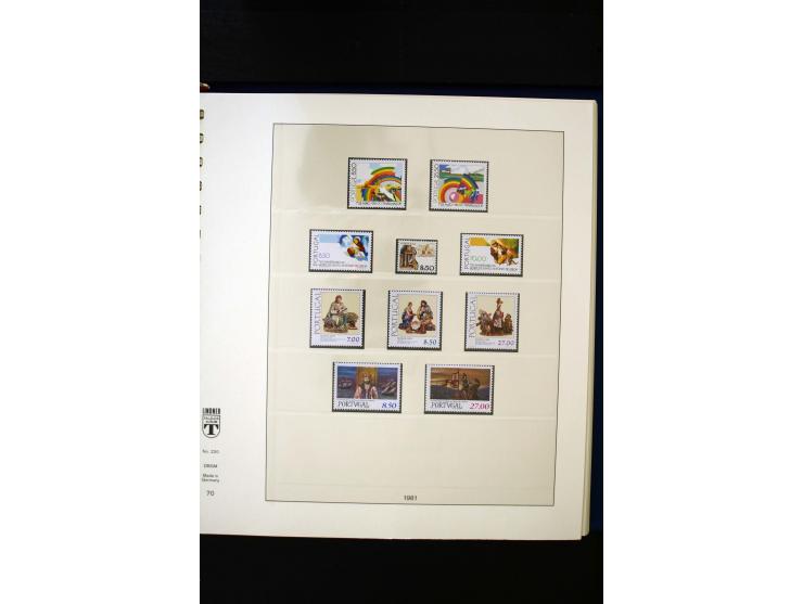 1934/88, postfrische Sammlung mit einigen wenigen ungebrauchten, in den Hauptnummern kpl., dazu Azoren, Madeira, Markenheftch