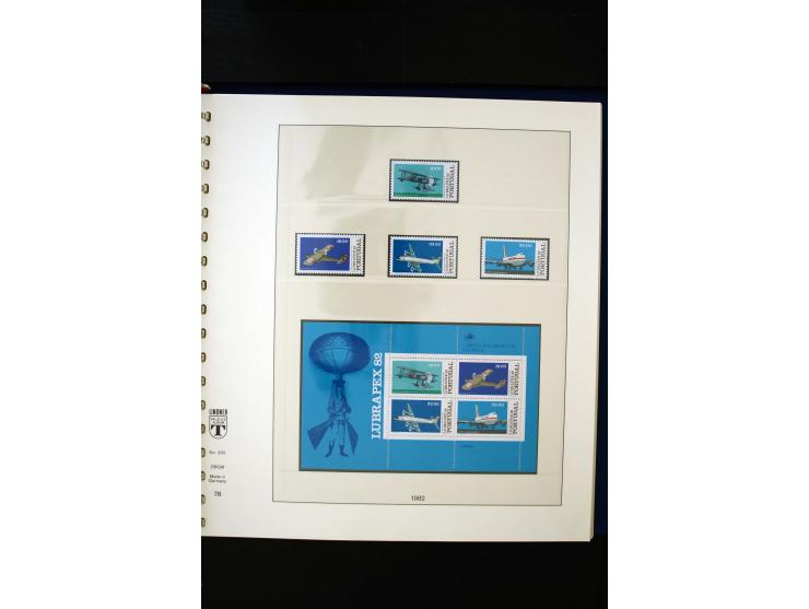 1934/88, postfrische Sammlung mit einigen wenigen ungebrauchten, in den Hauptnummern kpl., dazu Azoren, Madeira, Markenheftch