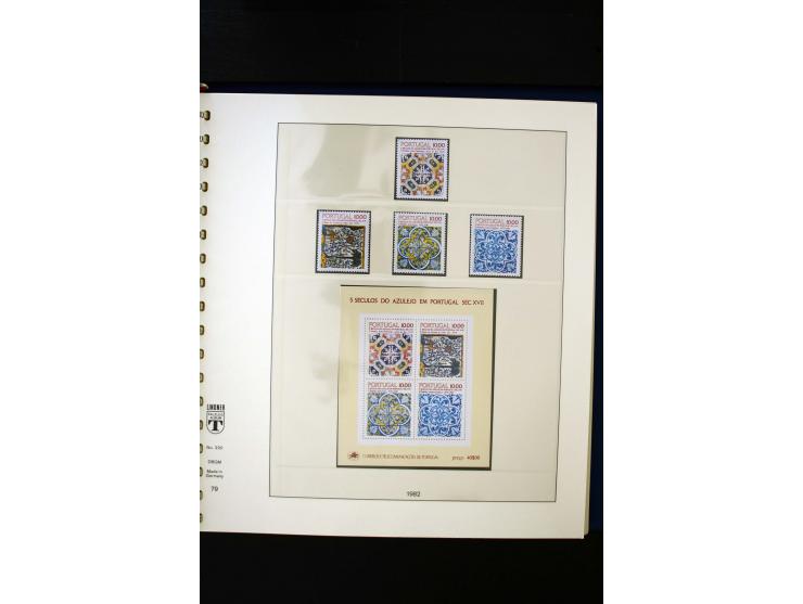 1934/88, postfrische Sammlung mit einigen wenigen ungebrauchten, in den Hauptnummern kpl., dazu Azoren, Madeira, Markenheftch