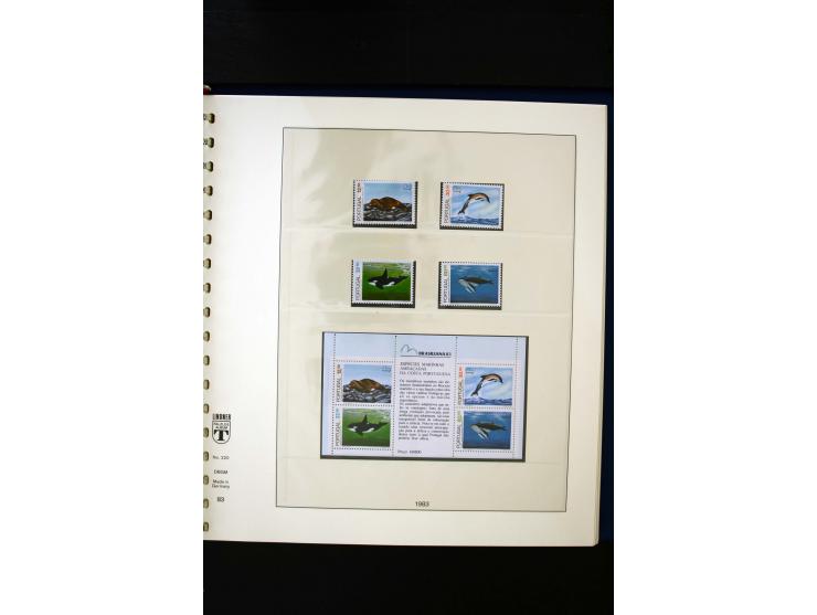 1934/88, postfrische Sammlung mit einigen wenigen ungebrauchten, in den Hauptnummern kpl., dazu Azoren, Madeira, Markenheftch