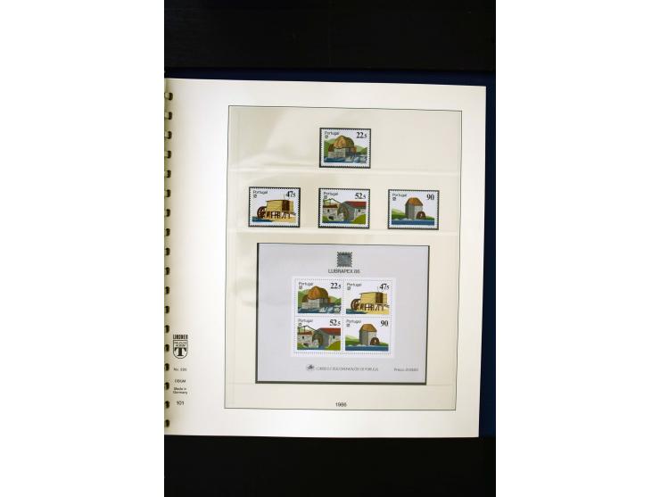1934/88, postfrische Sammlung mit einigen wenigen ungebrauchten, in den Hauptnummern kpl., dazu Azoren, Madeira, Markenheftch