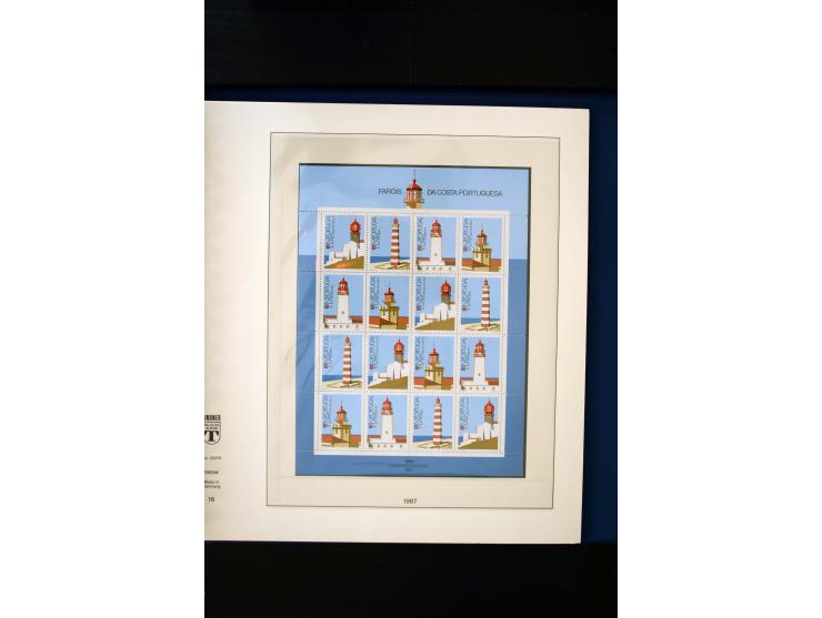 1934/88, postfrische Sammlung mit einigen wenigen ungebrauchten, in den Hauptnummern kpl., dazu Azoren, Madeira, Markenheftch