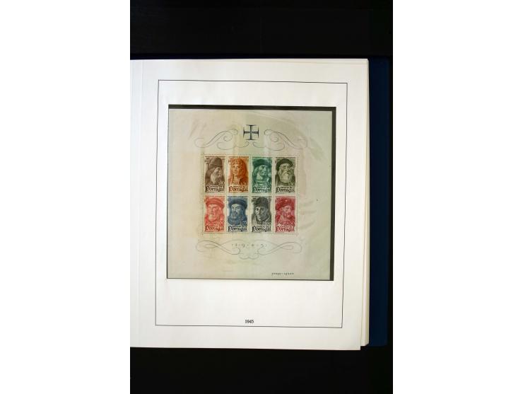 1934/88, postfrische Sammlung mit einigen wenigen ungebrauchten, in den Hauptnummern kpl., dazu Azoren, Madeira, Markenheftch
