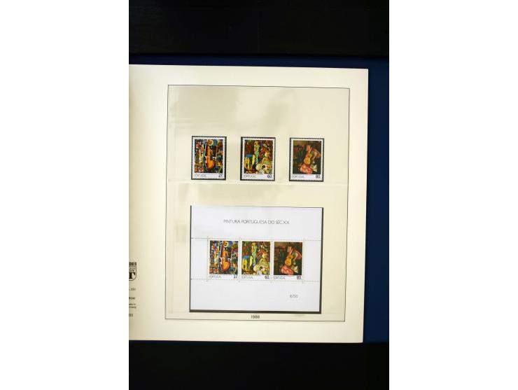 1934/88, postfrische Sammlung mit einigen wenigen ungebrauchten, in den Hauptnummern kpl., dazu Azoren, Madeira, Markenheftch