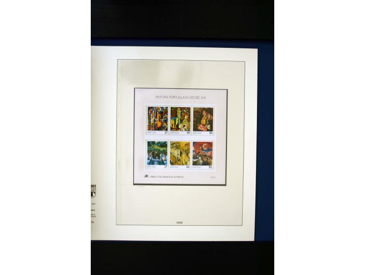 1934/88, postfrische Sammlung mit einigen wenigen ungebrauchten, in den Hauptnummern kpl., dazu Azoren, Madeira, Markenheftch