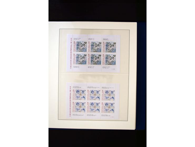1934/88, postfrische Sammlung mit einigen wenigen ungebrauchten, in den Hauptnummern kpl., dazu Azoren, Madeira, Markenheftch