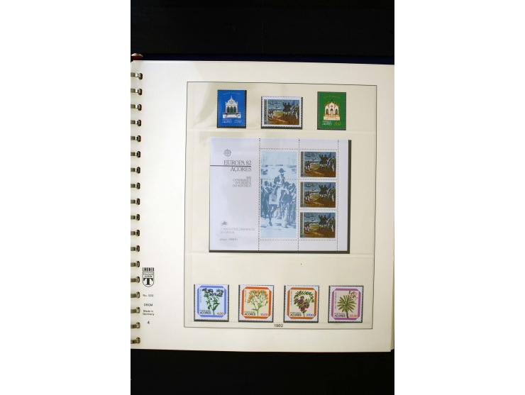 1934/88, postfrische Sammlung mit einigen wenigen ungebrauchten, in den Hauptnummern kpl., dazu Azoren, Madeira, Markenheftch