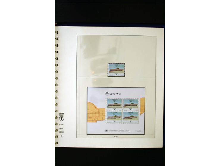 1934/88, postfrische Sammlung mit einigen wenigen ungebrauchten, in den Hauptnummern kpl., dazu Azoren, Madeira, Markenheftch