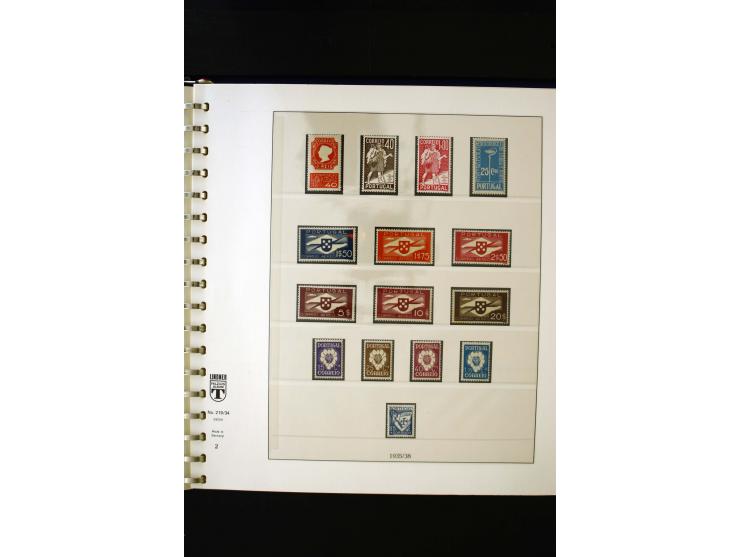 1934/88, postfrische Sammlung mit einigen wenigen ungebrauchten, in den Hauptnummern kpl., dazu Azoren, Madeira, Markenheftch