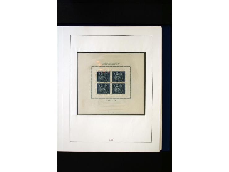 1934/88, postfrische Sammlung mit einigen wenigen ungebrauchten, in den Hauptnummern kpl., dazu Azoren, Madeira, Markenheftch