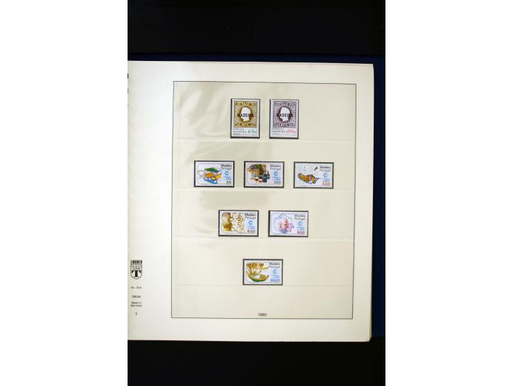 1934/88, postfrische Sammlung mit einigen wenigen ungebrauchten, in den Hauptnummern kpl., dazu Azoren, Madeira, Markenheftch