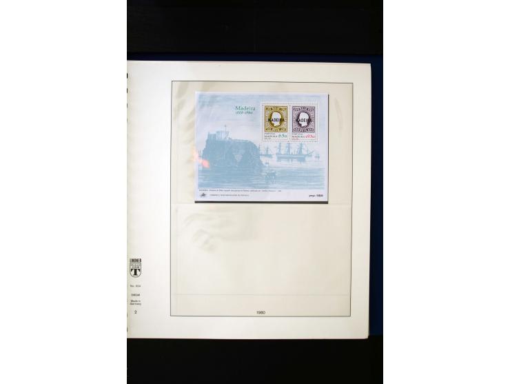 1934/88, postfrische Sammlung mit einigen wenigen ungebrauchten, in den Hauptnummern kpl., dazu Azoren, Madeira, Markenheftch