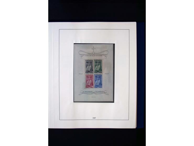 1934/88, postfrische Sammlung mit einigen wenigen ungebrauchten, in den Hauptnummern kpl., dazu Azoren, Madeira, Markenheftch