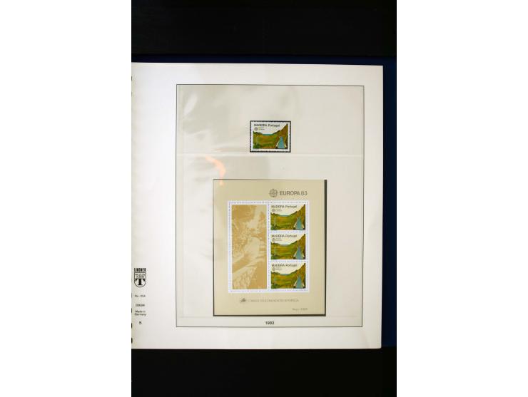 1934/88, postfrische Sammlung mit einigen wenigen ungebrauchten, in den Hauptnummern kpl., dazu Azoren, Madeira, Markenheftch