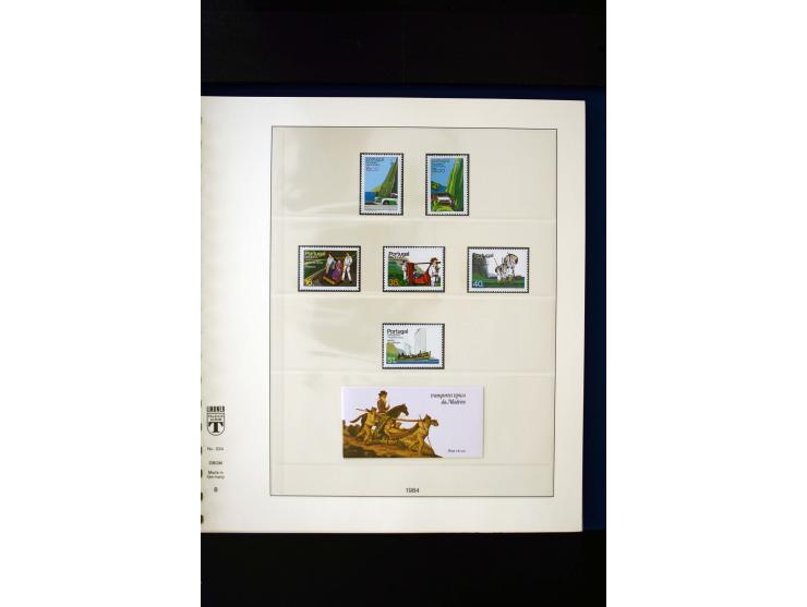 1934/88, postfrische Sammlung mit einigen wenigen ungebrauchten, in den Hauptnummern kpl., dazu Azoren, Madeira, Markenheftch
