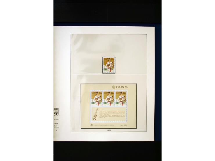 1934/88, postfrische Sammlung mit einigen wenigen ungebrauchten, in den Hauptnummern kpl., dazu Azoren, Madeira, Markenheftch