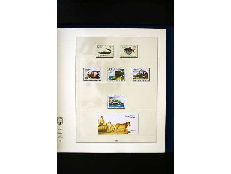 1934/88, postfrische Sammlung mit einigen wenigen ungebrauchten, in den Hauptnummern kpl., dazu Azoren, Madeira, Markenheftch