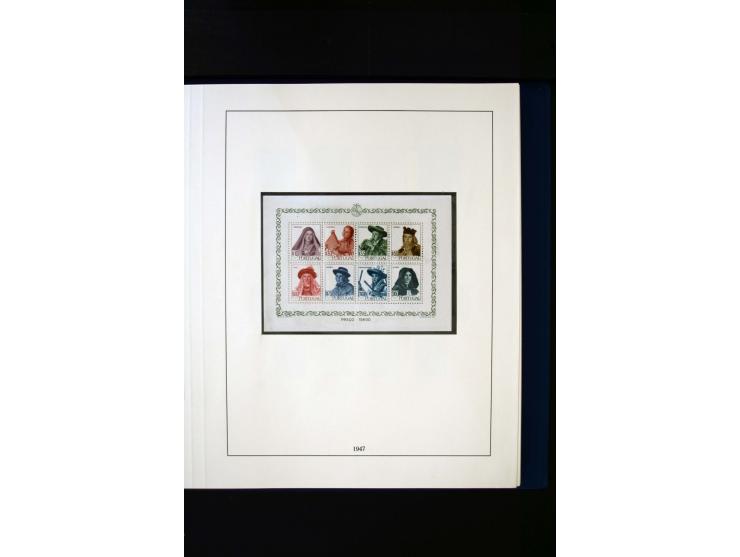 1934/88, postfrische Sammlung mit einigen wenigen ungebrauchten, in den Hauptnummern kpl., dazu Azoren, Madeira, Markenheftch
