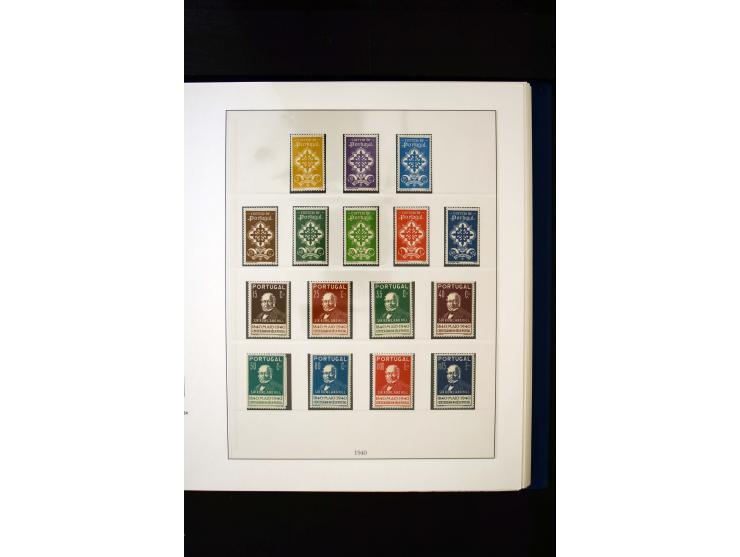 1934/88, postfrische Sammlung mit einigen wenigen ungebrauchten, in den Hauptnummern kpl., dazu Azoren, Madeira, Markenheftch