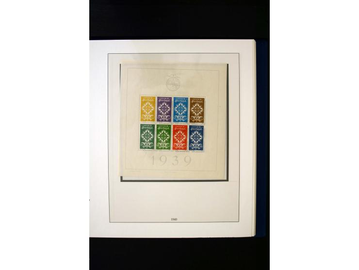 1934/88, postfrische Sammlung mit einigen wenigen ungebrauchten, in den Hauptnummern kpl., dazu Azoren, Madeira, Markenheftch