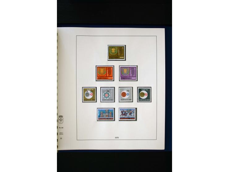 1934/88, postfrische Sammlung mit einigen wenigen ungebrauchten, in den Hauptnummern kpl., dazu Azoren, Madeira, Markenheftch