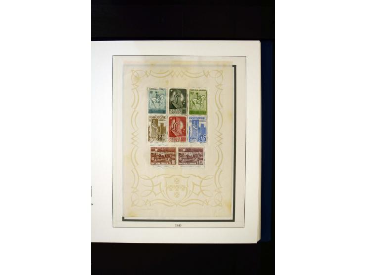 1934/88, postfrische Sammlung mit einigen wenigen ungebrauchten, in den Hauptnummern kpl., dazu Azoren, Madeira, Markenheftch