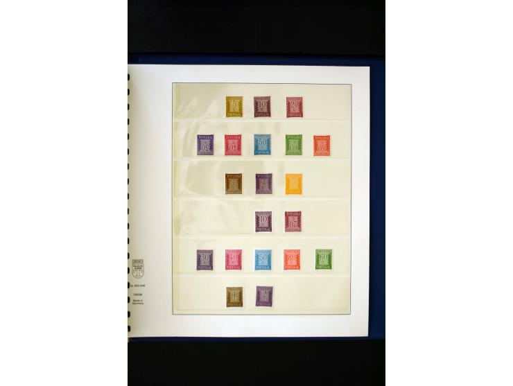 1934/88, postfrische Sammlung mit einigen wenigen ungebrauchten, in den Hauptnummern kpl., dazu Azoren, Madeira, Markenheftch