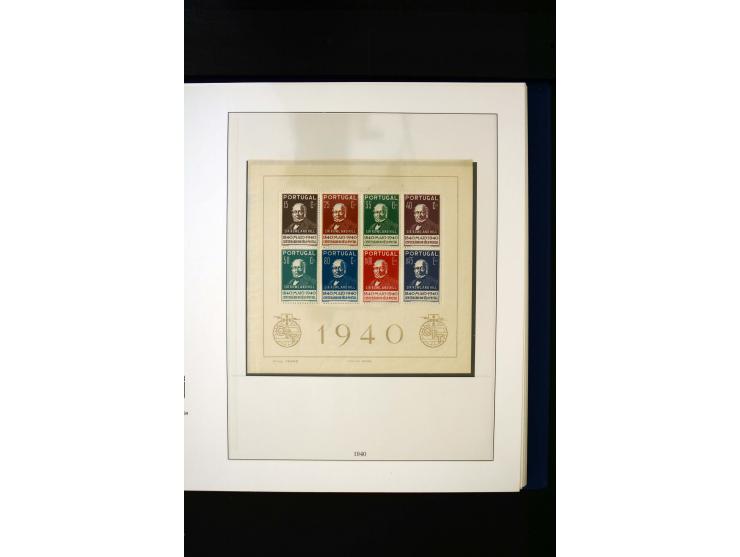 1934/88, postfrische Sammlung mit einigen wenigen ungebrauchten, in den Hauptnummern kpl., dazu Azoren, Madeira, Markenheftch
