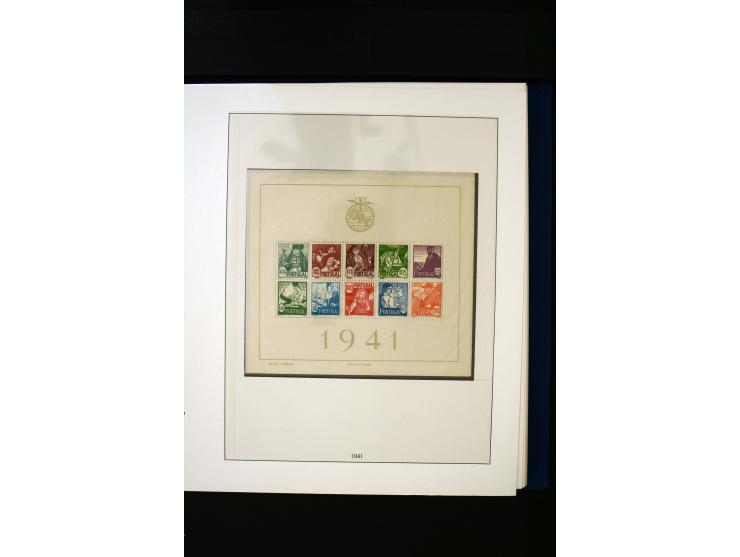 1934/88, postfrische Sammlung mit einigen wenigen ungebrauchten, in den Hauptnummern kpl., dazu Azoren, Madeira, Markenheftch