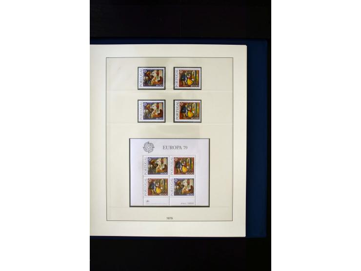 1934/88, postfrische Sammlung mit einigen wenigen ungebrauchten, in den Hauptnummern kpl., dazu Azoren, Madeira, Markenheftch