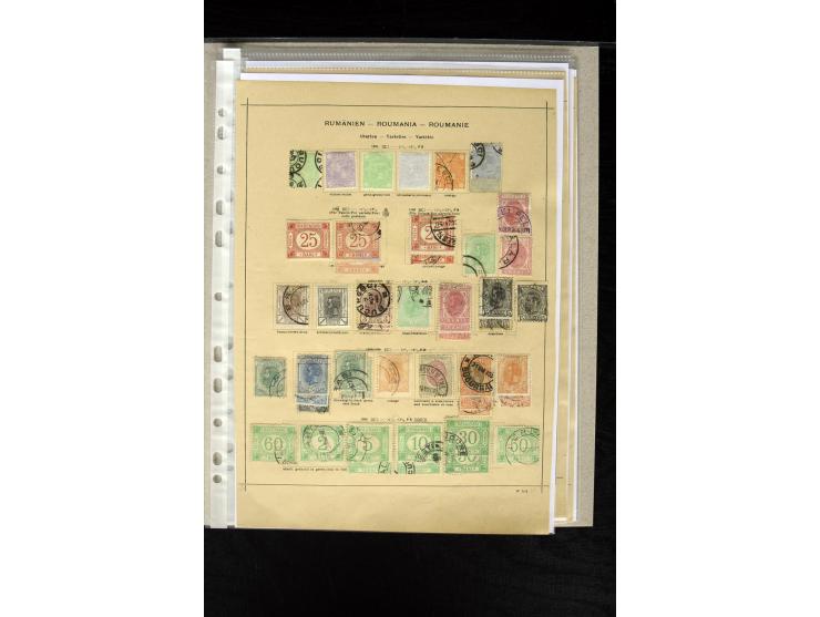 1862/1909, ungebrauchte und gestempelte Sammlung mit besseren Werten, teilweise mehrfach gesammelt, außerdem einige Einheiten