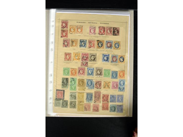 1862/1909, ungebrauchte und gestempelte Sammlung mit besseren Werten, teilweise mehrfach gesammelt, außerdem einige Einheiten