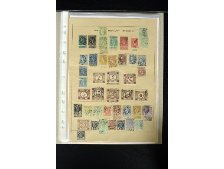 1862/1909, ungebrauchte und gestempelte Sammlung mit besseren Werten, teilweise mehrfach gesammelt, außerdem einige Einheiten